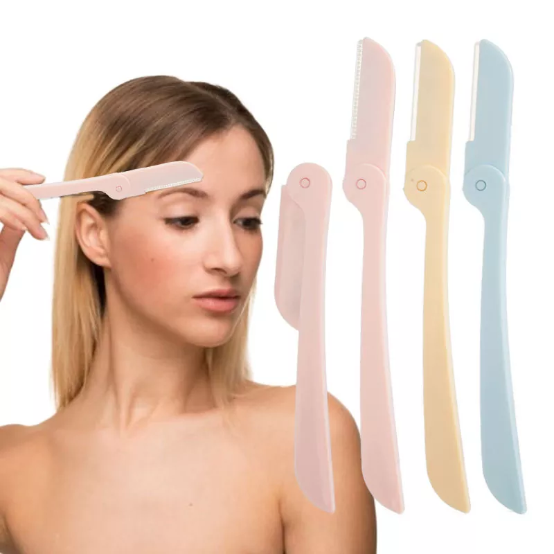 Razor Eyebrow Plaisteacha Foldable
